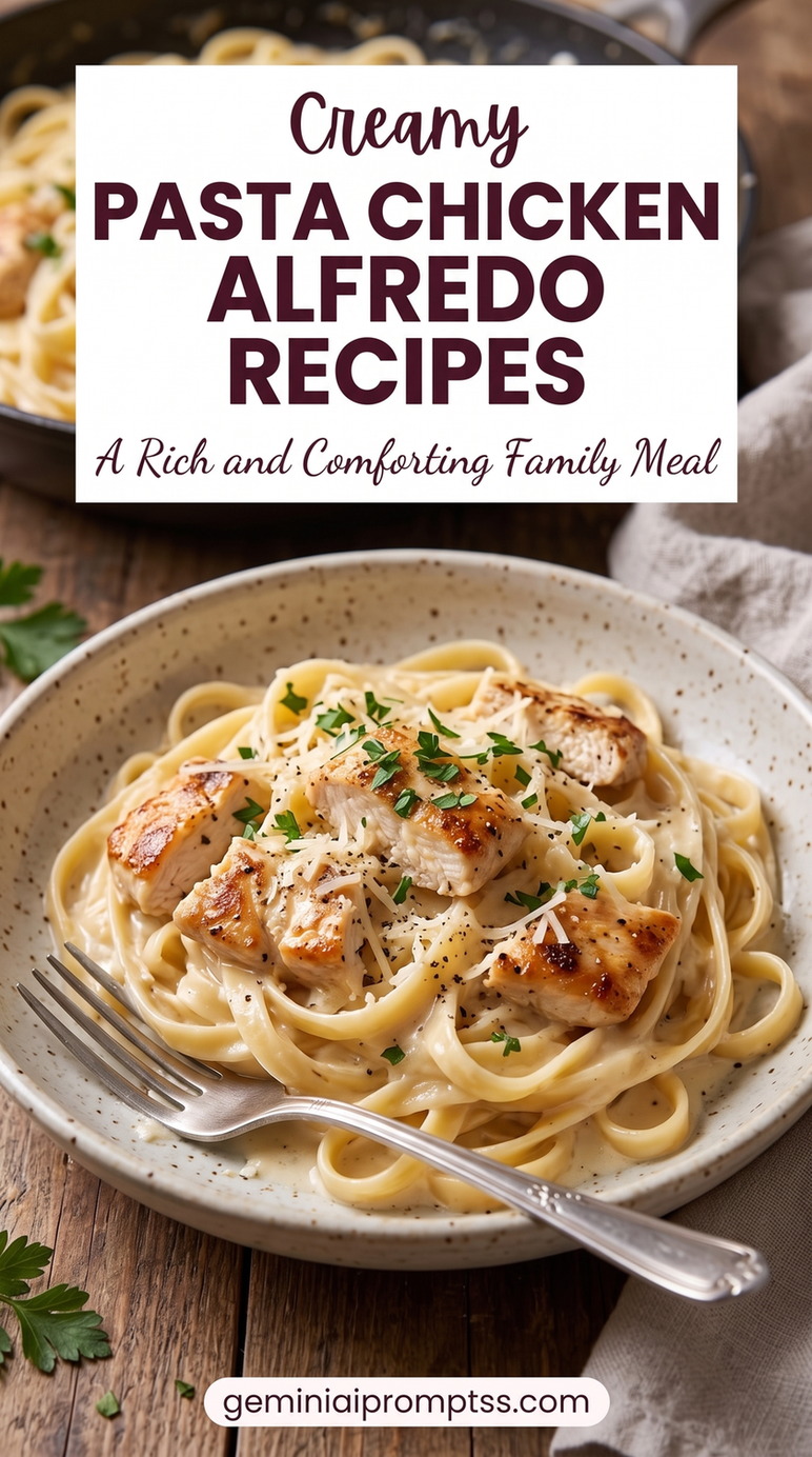 Crock-Pot Parmesan-Garlic Chicken Pasta with chicken, golden Parmesan crust, herbs, pasta