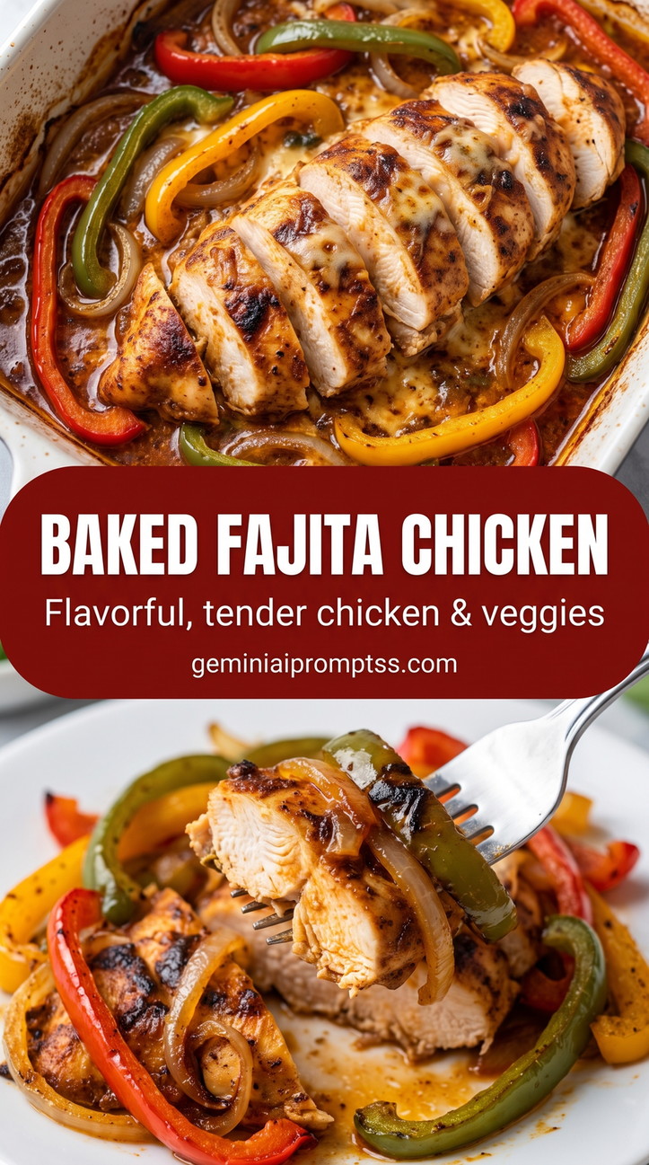 baked sheet-pan fajita chicken with roasted chicken, browned peppers, onions, and citrus