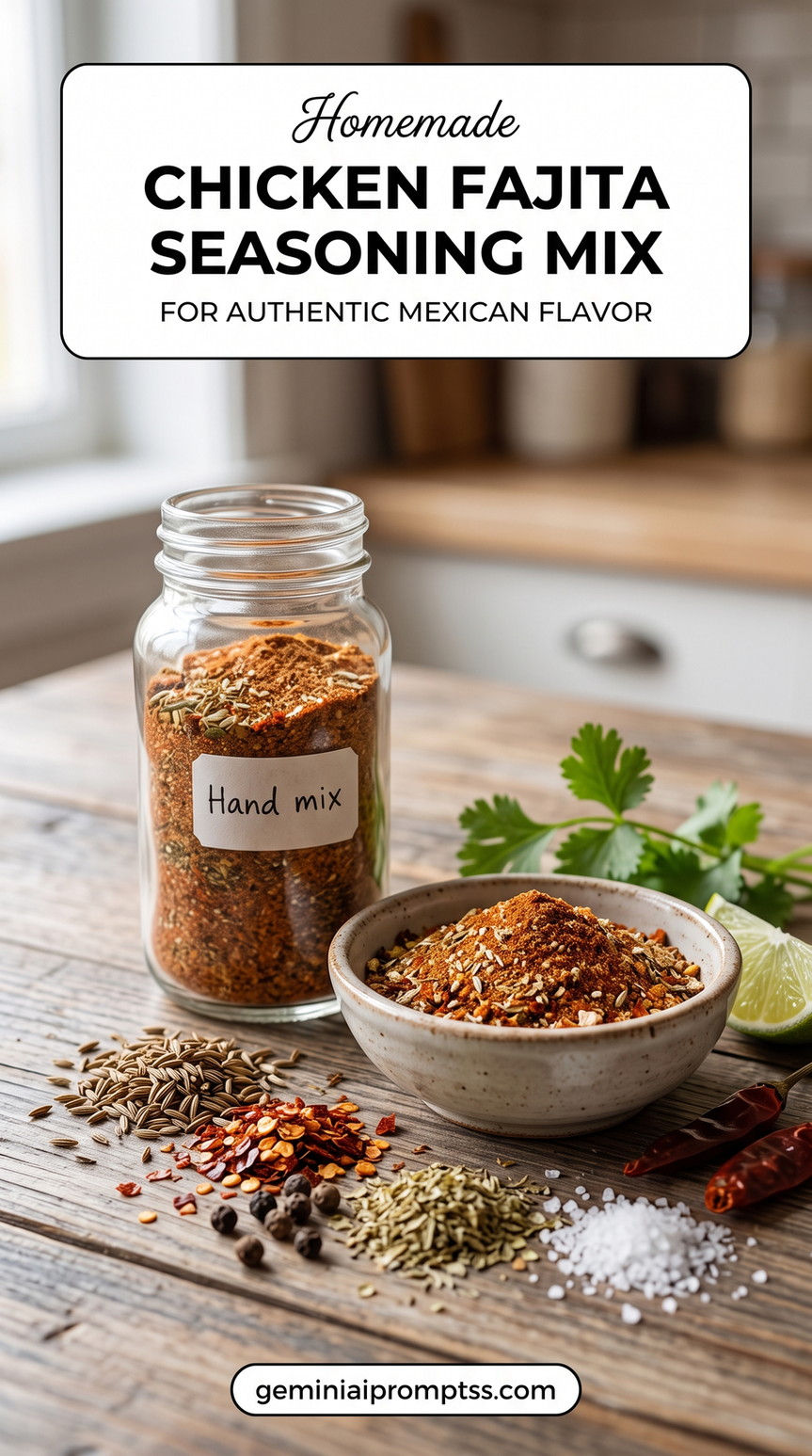 Easy Chicken Fajita Marinade with chicken, bell peppers, onion, lime