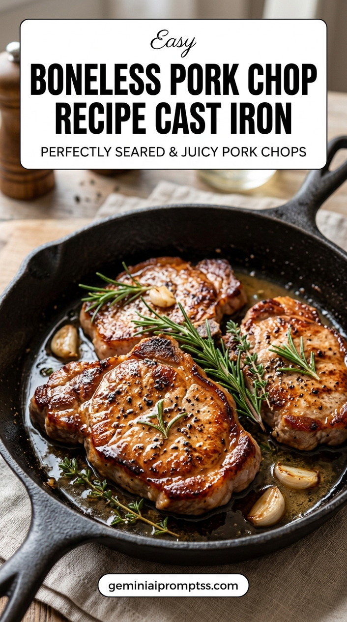 Boneless pork chop recipe BBQ with tender pork and flavorful sauce