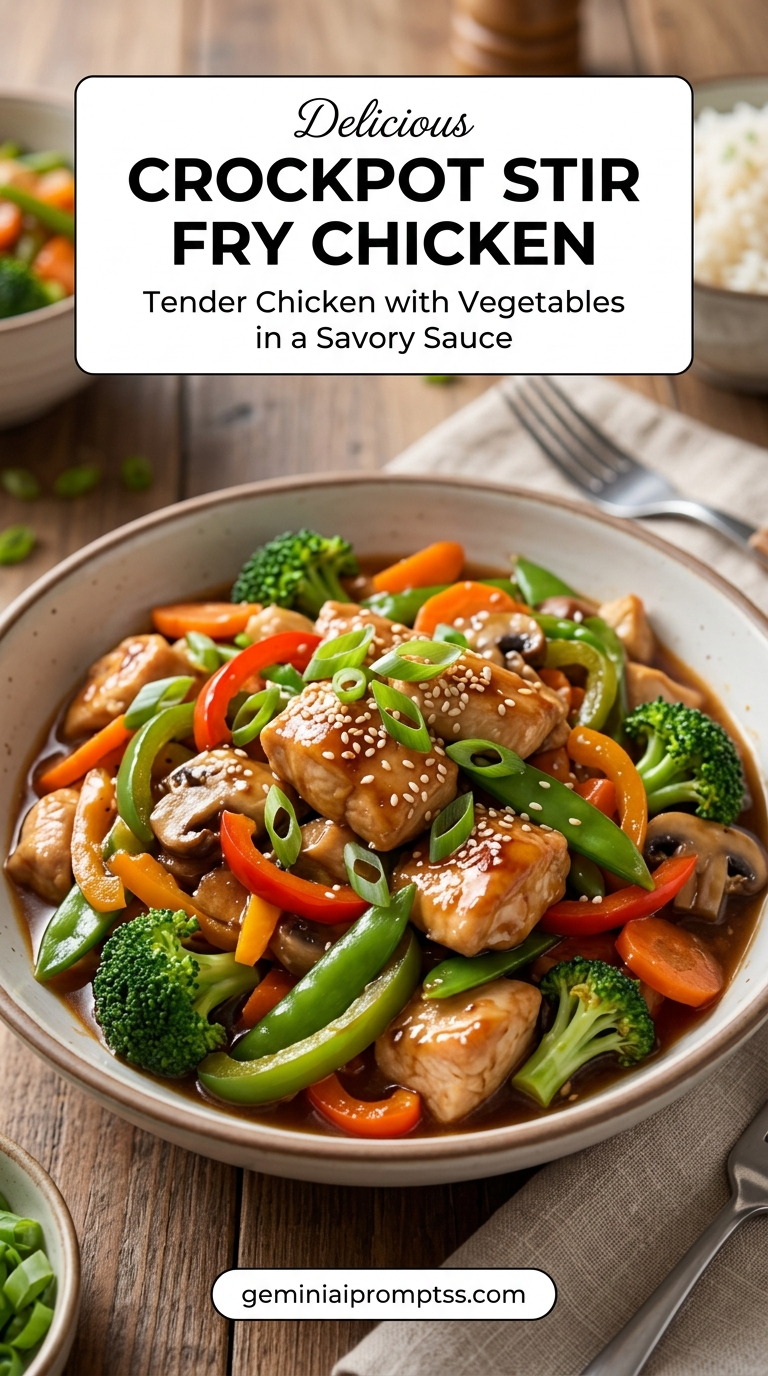 Chicken mushroom stir fry with tender chicken and silky mushroom cream sauce