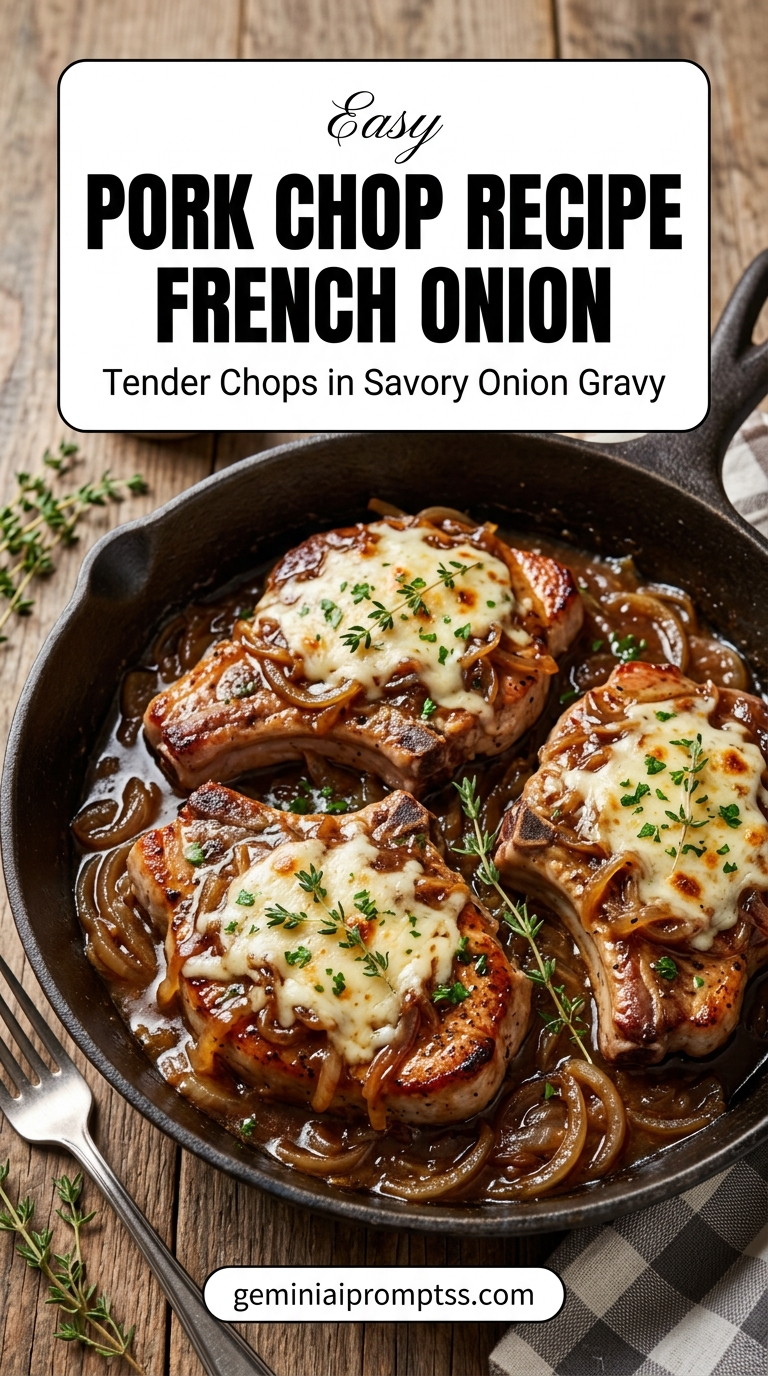 Pork chop recipe cast iron with tender pork and flavorful sauce