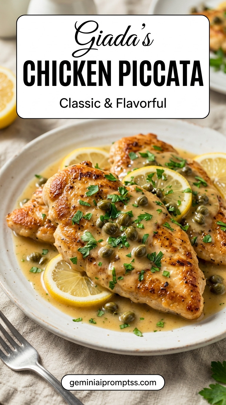 Giada chicken piccata with tender chicken and lemon-caper pan sauce