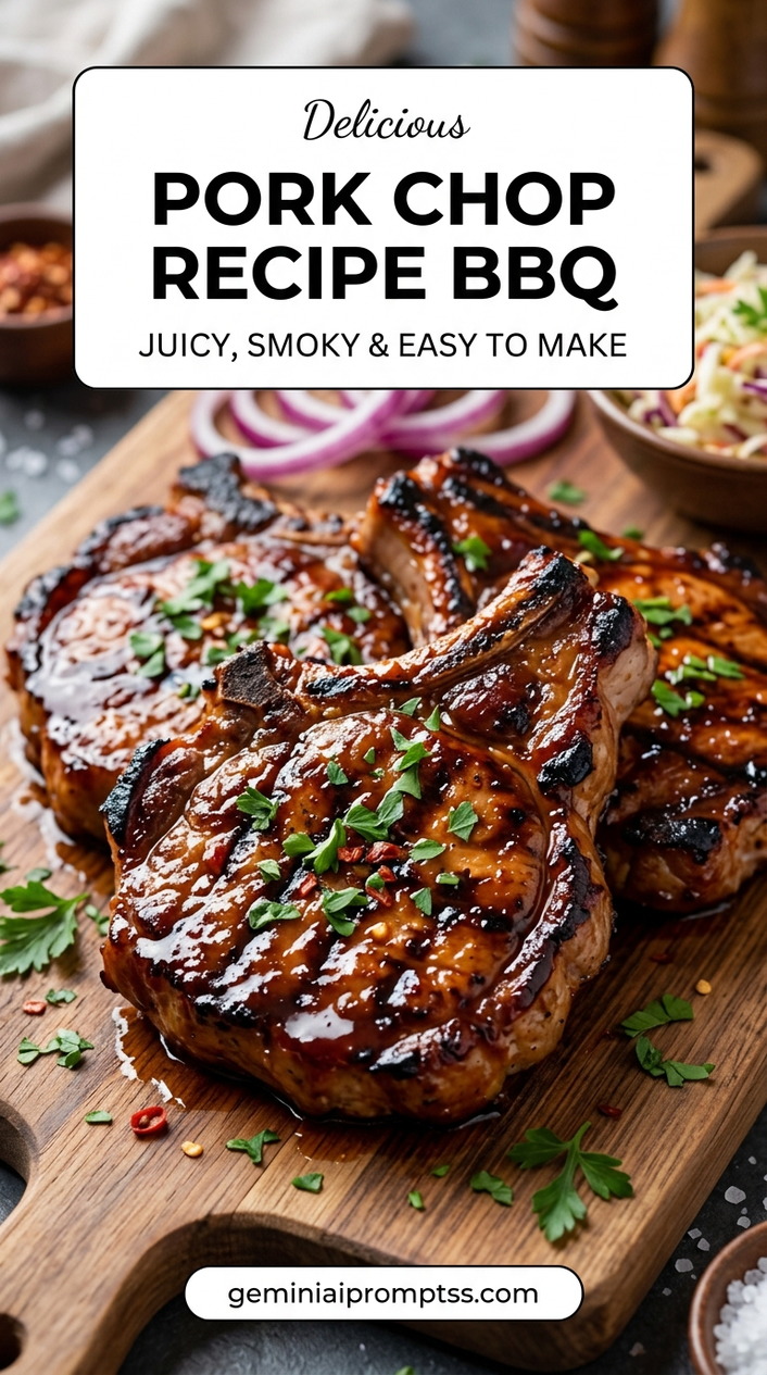 Pork chop recipe BBQ with tender pork and flavorful sauce