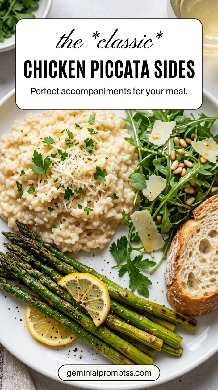 Chicken piccata sides with tender chicken and lemon-caper pan sauce
