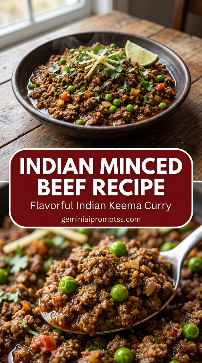 Minced Beef Recipe with lean ground beef, onion, garlic, and a colorful vegetable, and a savory finish