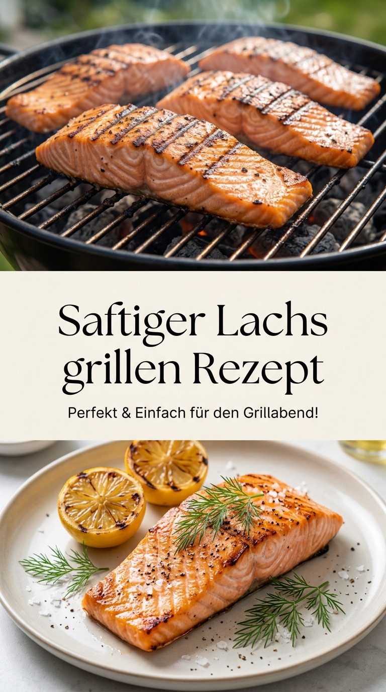 Saftiger gegrillter Lachs mit Zitrone und mediterranen Kräutern